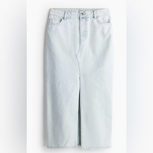 H&M DENIM MIDI SKIRT